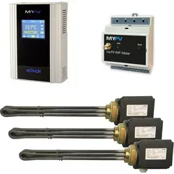 MYPV Warmwasserbereitung mit Solarstrom | Schichtbeladung 3 × 3 kW