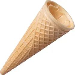 BAZKO Klassisches Eishörnchen – Halbsüße Eiswaffeln 270 Stück