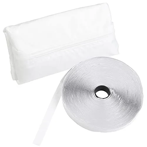 Sichler Haushaltsgeräte Türdichtung: XXL-Universal-Fenster- & Türabdichtung für Mobile Klimaanlagen, Klett (Mobile Klimaanlage Abluftschlauch, Klimaanlage Abluft Balkontüren, durch)