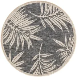 benuta Outdoorteppich River, rund, 5 mm hoch, Kunstfaser, Ethno-Style - Der benuta Outdoorteppich River vereint Stil und Funktionalität für Innen- und Außenräume. Aus robustem Polypropylen gefertigt, ist er UV-beständig und ideal für Terrassen. Pflegeleicht und elegant, bringt er frischen Wind in dein Zuhause.