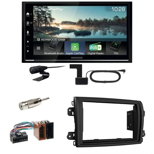 Kenwood DMX7722DABS: Android Auto CarPlay Einbauset für Fiat Ducato ab 2022
