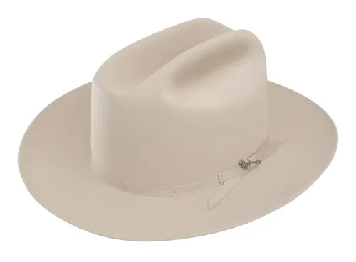 Stetson Filzhut Open Road 6X SuperX beige|braun 58/L - Hochwertiger Filzhut aus 100% Fell, Größe 58/L, ideal für stilvolle Outdoor-Aktivitäten und besonderen Schutz vor Sonne.