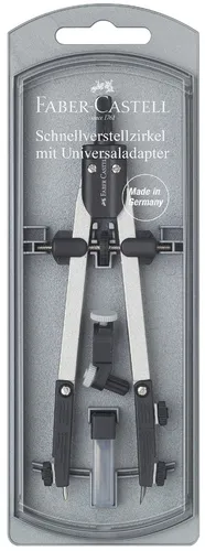 FABER-CASTELL Schnellverstellzirkel silber / schwarz