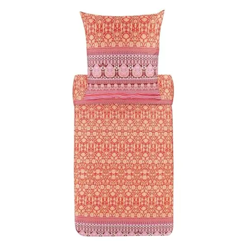 Bassetti MIRA Bettwäsche Set – 100% Baumwollsatin in Rot in rot von Bassetti