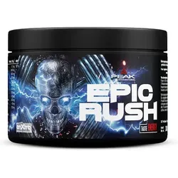 Peak Epic Rush 300g - Energiesteigerer - Sportnahrung mit optimalen Dosierungen, enthält Alpha-GPC und EnXtraTM für maximale Leistung. Ideal für intensives Training!
