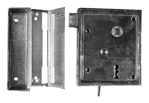 Bever & Klophaus Universal Kastenschloss Nr.79 Buntbart Links & Rechts einwärts - 79B - Türsicherungen, vielseitig einsetzbares Kastenschloss für optimale Sicherheit bei Türen, geeignet für links- und rechtsseitige Montage.