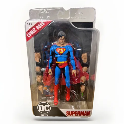 DC Direct Superman Figur mit englischem Comic OVP selten Sammler DC Comics