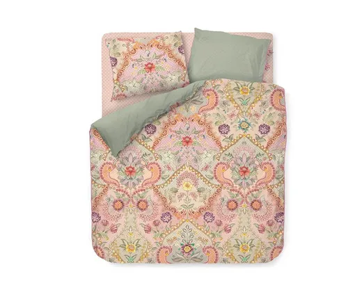 Pip Studio Bettwäsche Perkal Saluti Grandi Pastell 200x200+2x80x80cm UVP 219,95