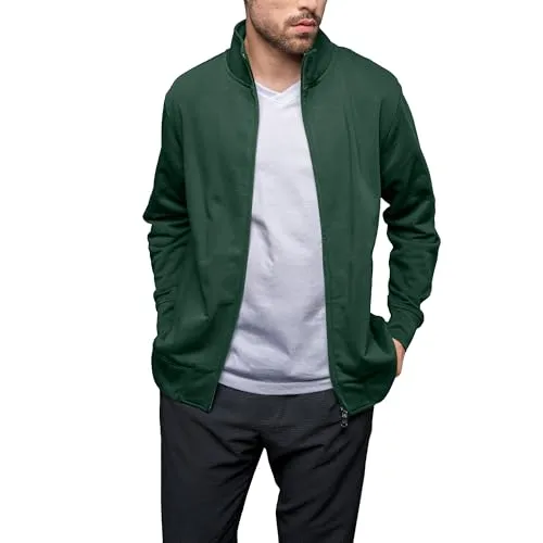 HRM Herren Premium Full-Zip Sweat Jacket - Kapuzenpullover für Herren, modern geschnitten aus weichem Mischgewebe (70% Baumwolle, 30% recyceltes Polyester), ideal für Textil-Veredelung und vielseitig einsetzbar.