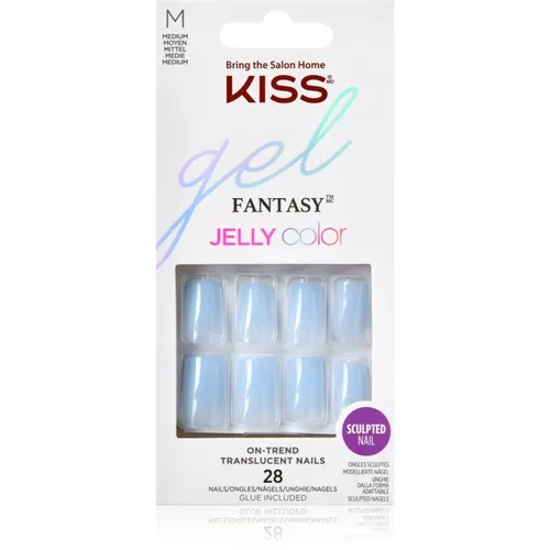 KISS Gel Fantasy Jelly Color künstliche Fingernägel Jelly Crushin 28 St.