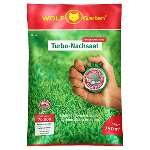 WOLF-Garten Nachsaat-Rasen für 250qm - LR250 neu