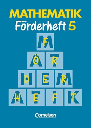 Mathematik, Neue Ausgabe für Sonderschulen, Förderhefte, H.5 (Mathematik Förderschule, Förderhefte, Band 5)
