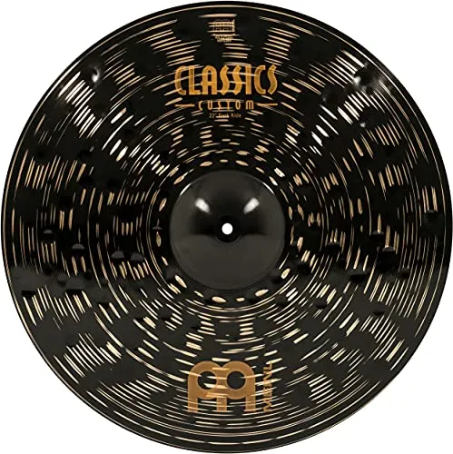 Meinl Cymbals Classics Custom Dark Ride 22 Zoll - Becken für Schlagzeug mit warmem Sound und explosiver Power, ideal für laute Musikstile. Dunkles Finish und B12 Bronze sorgen für definierten Klang und hohe Lautstärke.