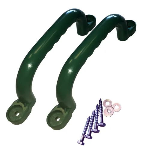 Handgriffe 2er Setgrün Haltegriff Spielturm Kletterturm Baumhaus Rutschengriff