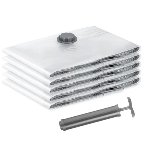 SilverRack Vakuumierbeutel für Kleidung – Platzsparende Aufbewahrung - SilverRack Vakuumbeutel für Kleidung – Maximale Platzerparnis und Schutz für Textilien. Ideal für die hygienische Lagerung von Kleidung, Kissen und Jacken. BPA-frei und langlebig für eine ordentliche Aufbewahrung.