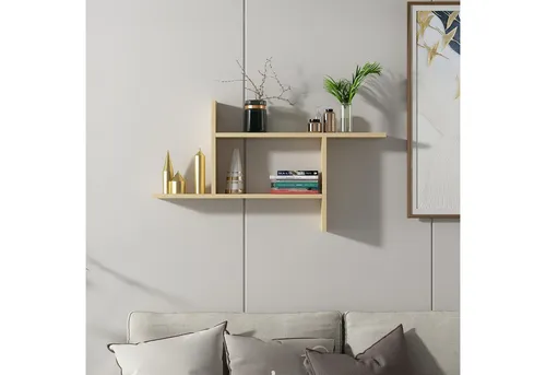 DEMA Home Deko-Wandregal Ryan, Schweberegal 99x55 - Elegantes Hängeregal mit minimalistischen Linien für jeden Raum. Ideal zur Präsentation von Deko oder als praktische Ablagefläche. Einfach zu montieren und sorgt für zusätzlichen Stauraum bei modernem Flair.