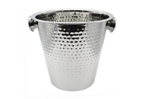 Sektkühler Flaschenkühler Edelstahl Weinkühler 22cm Champagnerkühler Sektkübel