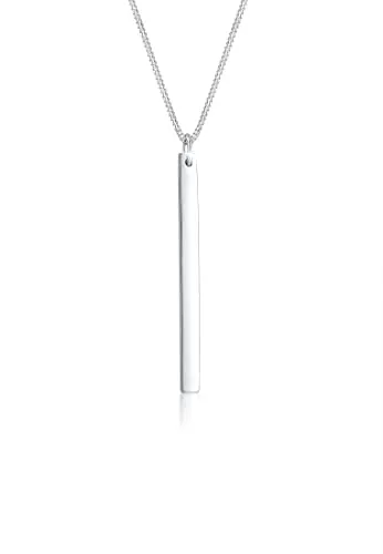 Elli Halskette Damen Panzer Geo Symbol Stab Layer Cool aus 925 Sterling Silber - Ketten für Damen, aus hochwertigem 925 Sterling Silber, anlaufgeschützt und handgefertigt für einzigartigen Stil und Qualität.
