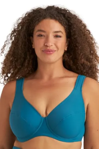 Miss Mary Maya Bikini Bra Türkis E 80 Damen von Miss Mary of Sweden