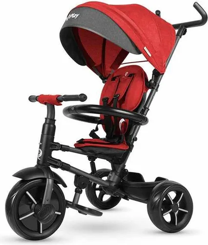 Dreirad New Rito Star 3 in 1 Kinderwagen in rot von BigBuy