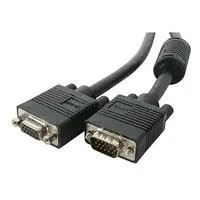 StarTech.com 15 m Monitor-VGA-Video-Koaxial Verlängerungskabel - HD15 Stecker Stecker, dreifach koaxial für kristallklare Anzeige und brillante Bildfarben