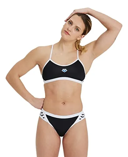 Arena Bikini in Schwarz - 40 - Bademode, chlorbeständig und schnelltrocknend für idealen Komfort beim Schwimmen und am Strand.