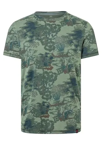TIMEZONE T-Shirt Designer mit Vintage Print in Grün/Schwarz von TIMEZONE