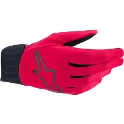 Alpinestars A-Dura wasserdichte Fahrrad Handschuhe, schwarz-rot, Größe M für Männer