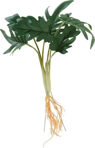 DPI Philodendron-Busch Kunstblume 38 cm Kunststoff Gestecke Blumendeko Blüten