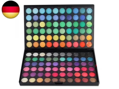 Produktbild Lidschatten Palette 120 farben Schminkkoffer mit Schminke - Bunte Lidschatten