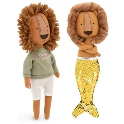 Stofflöwe mit Flosse 30 cm - Orange Toys Simon - Der Stofflöwe Simon ist ein treuer Begleiter für Kinder. Mit seiner zusätzlichen Flosse ist er leicht und perfekt für kleine Hände. Ideal zum Kuscheln und Spielen – ein wunderschönes Accessoire für jedes Kinderzimmer.
