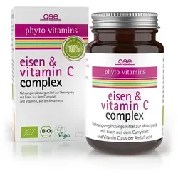 Eisen & Vitamin C Complex (Bio) 60 St - Arzneimittel zur Unterstützung der Eisenaufnahme, enthält hochwertiges Bio-Vitamin C für optimale Wirkung und ist rezeptfrei erhältlich.