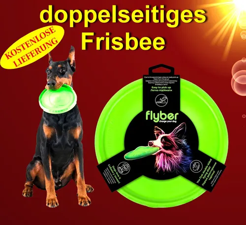 doppelseitiges Frisbee 🐶 SCHWIMMENDES HUNDE APPORTIESPIELZEUG !🐶 Wurfscheibe