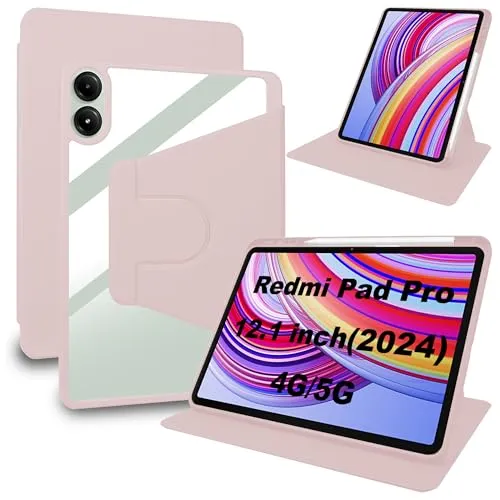 Lemxiee PU Leder Case für Xiaomi Redmi Pad Pro & Poco Pad 12.1
