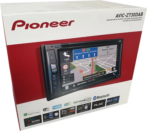 AVIC-Z730DAB-C Caravan und Truck Version - Car-Multimedia-System mit 6.2 Zoll Display, Wireless Apple CarPlay, SatNav, Bluetooth und DAB für ein vernetztes Fahrerlebnis.