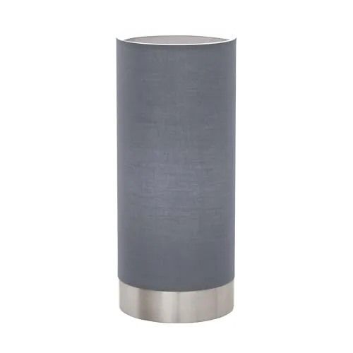 EGLO Tischleuchte Pasteri Grau und Matt-Nickel in grau von EGLO