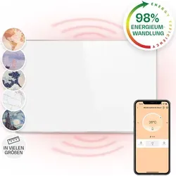 Klarstein Heizkörper Wonderwall Smart 960 - Moderne Infrarotheizung mit WiFi-Steuerung für effiziente und platzsparende Wärme, ideal für jeden Raum.