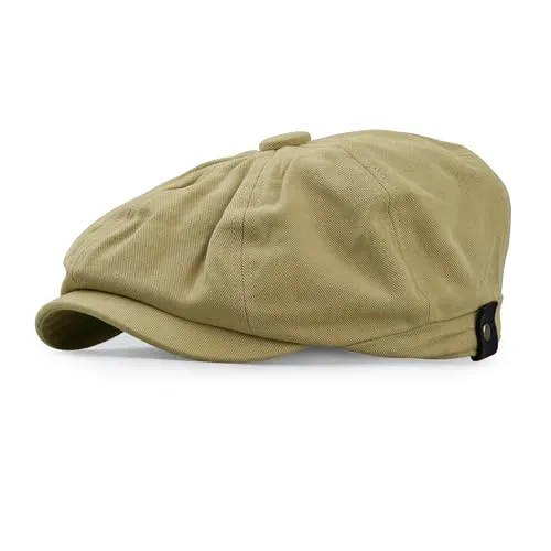 CLAPE 8 Teilig Gatsby Barett Cap Shelby Mütze Trendige Unisex Schiebermütze Ballonmütze Flatcap Ivy Cap Schirmmütze Damen Golfermütze