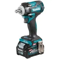 Makita Akku-Schlagschrauber TW004GD201 XGT, 350Nm - Akkuschrauber mit 1/2 Zoll-Werkzeugaufnahme und kraftvollem 350Nm Drehmoment. Inklusive 2 Akkus und Schnellladegerät, ideal für anspruchsvolle Anwendungen.