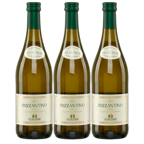 Frizzantino Dolce Vino weiß 3x 0,75l Gualtieri Dell`Emilia