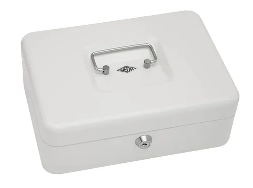 WEDO Geldkassette mit Clip weiß (B)250 x (T)180 x (H)90 mm ohne Inhalt