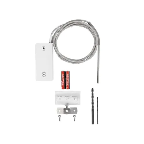 Broko Funk-Temperatursensor BL 220TEMP 751064 - Dunstabzugshauben-Zubehör mit innovativer Temperaturüberwachung, ermöglicht sicheren Betrieb ohne Fensteröffnung, wenn der Ofen nicht genutzt wird.