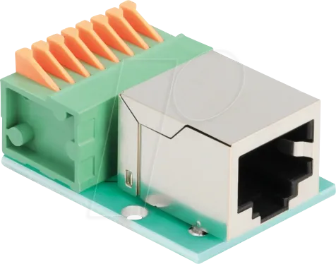 DELOCK 90652 - Cat.5e RJ45 Buchse / Terminalblock mit Drucktaster