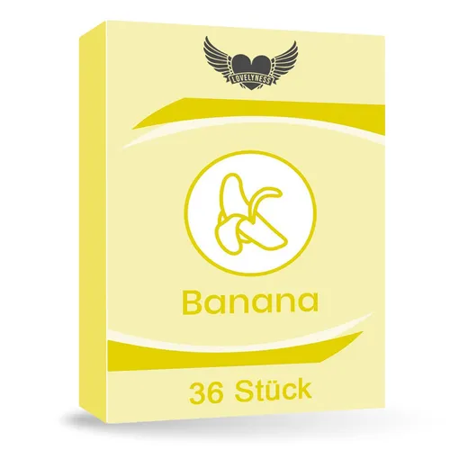 Kondome mit Geschmack Banane - Lovelyness
