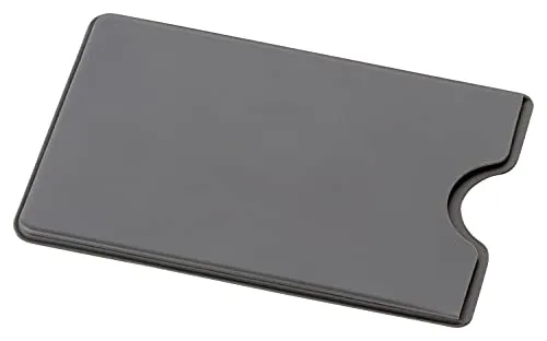 BE-HOLD 2 Stück RFID-Blocker-Scheckkartenhüllen – Hart-PVC Schutzhüllen für Sicherheit gegen Datendiebstahl – NFC Kartenhülle für Kreditkarten, EC-Karten, Bankkarten mit Daumenloch – TÜV-geprüft