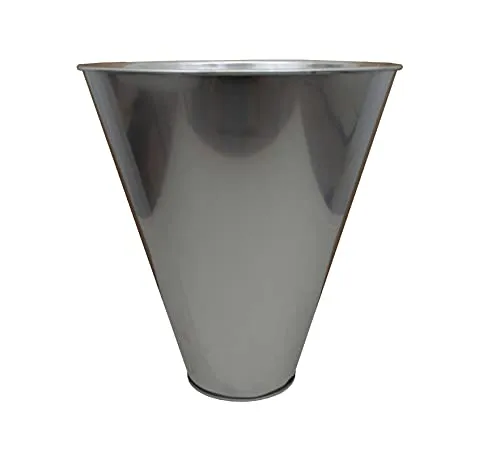 agrarking.de Schlachttrichter groß aus Edelstahl - Silber - FUNNEL - Schlachtwerkzeug für Gänse und Truthähne