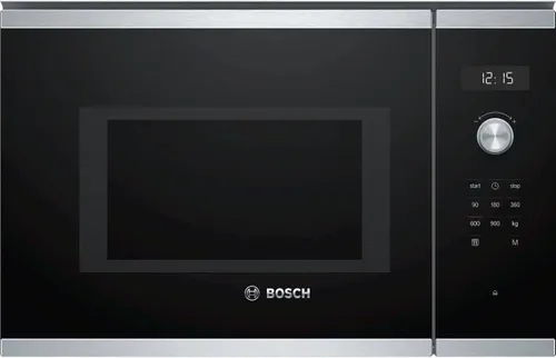 Bosch Serie 6 BFL554MS1F, Integrierte Solo-Mikrowelle 25 l - Einbaumikrowelle mit 900 W Leistung, AutoPilot 7 für perfekte Ergebnisse und integriertem LED-Display – ideal für moderne Küchen.