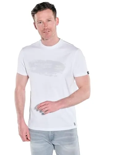 engbers Herren Herren T-Shirt Regular, Reinweiss, 38980, Reinweiss in Größe M