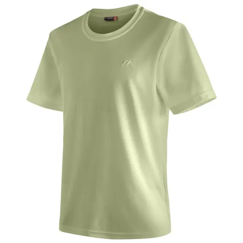 Maier Sports Funktionsshirt Walter Herren T-Shirt, schnelltrocknend in Apfelgrün, Größe M - Schnelltrocknendes Herren T-Shirt aus 100% Polyester, ideal für Outdoor-Aktivitäten. Bequemer Rundhalsausschnitt und kurze Ärmel sorgen für höchsten Tragekomfort.