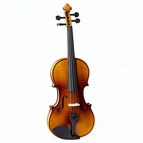 Monzani Cantabile 10 4/4 Violinset, Vollständige Violingarnitur, Fichtendecke, Ahornhals, Jujube-Rundholzbogen, Inklusive Etui, Kolophonium